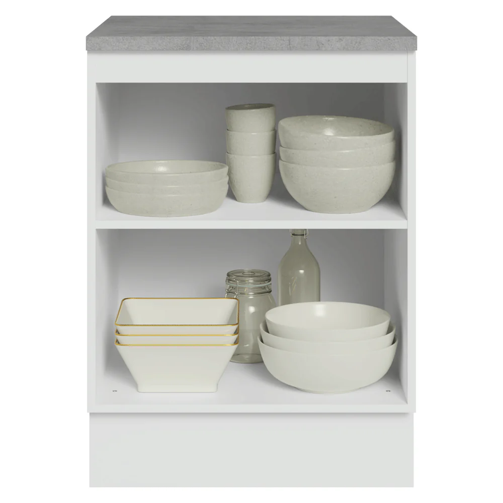 Bajo Mesada de Cocina 60 cm 1 Puerta Blanco Vik Madesa - Image 10