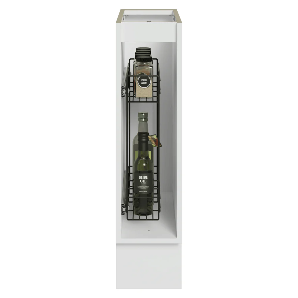 Bajo Mesada Especiero 20 cm 1 Puerta (Sin Mesada) Blanco Vik - Image 4