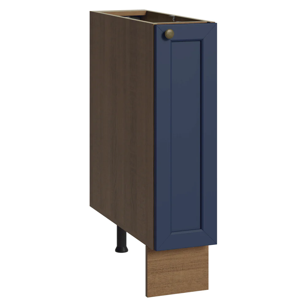 Bajo Mesada Especiero 20 cm 1 Puerta (Sin Mesada) Marrón/Azul Vik