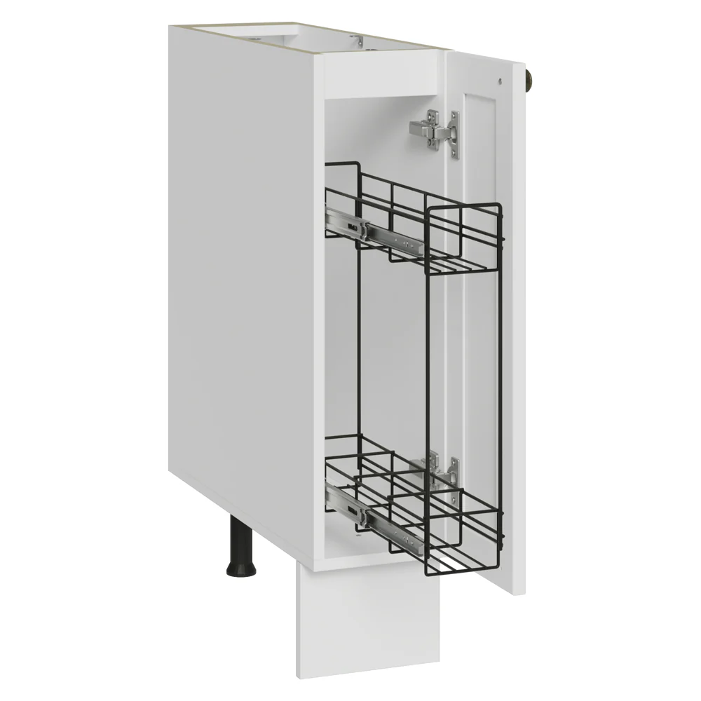 Bajo Mesada Especiero 20x60 cm 1 Puerta (Sin Mesada) Blanco Vik - Image 3