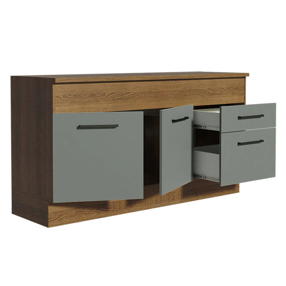 Bajo mesada Madesa Agata 150 Cm 2 Puertas 2 Cajones - Image 8
