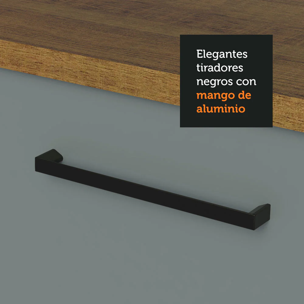 Bajo Mesada Multiuso Garaje 120cm (con Tapa) Marrón/Gris - Image 6