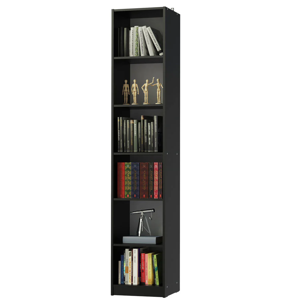 Biblioteca Organizador Madesa 6906 con 6 Nichos Negro - Image 3