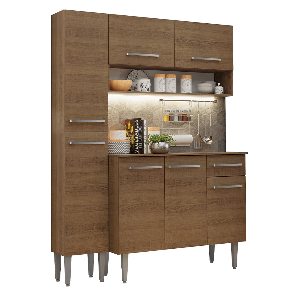 Cocina Compacta 137 cm Emilly Rustic 012 - Image 3