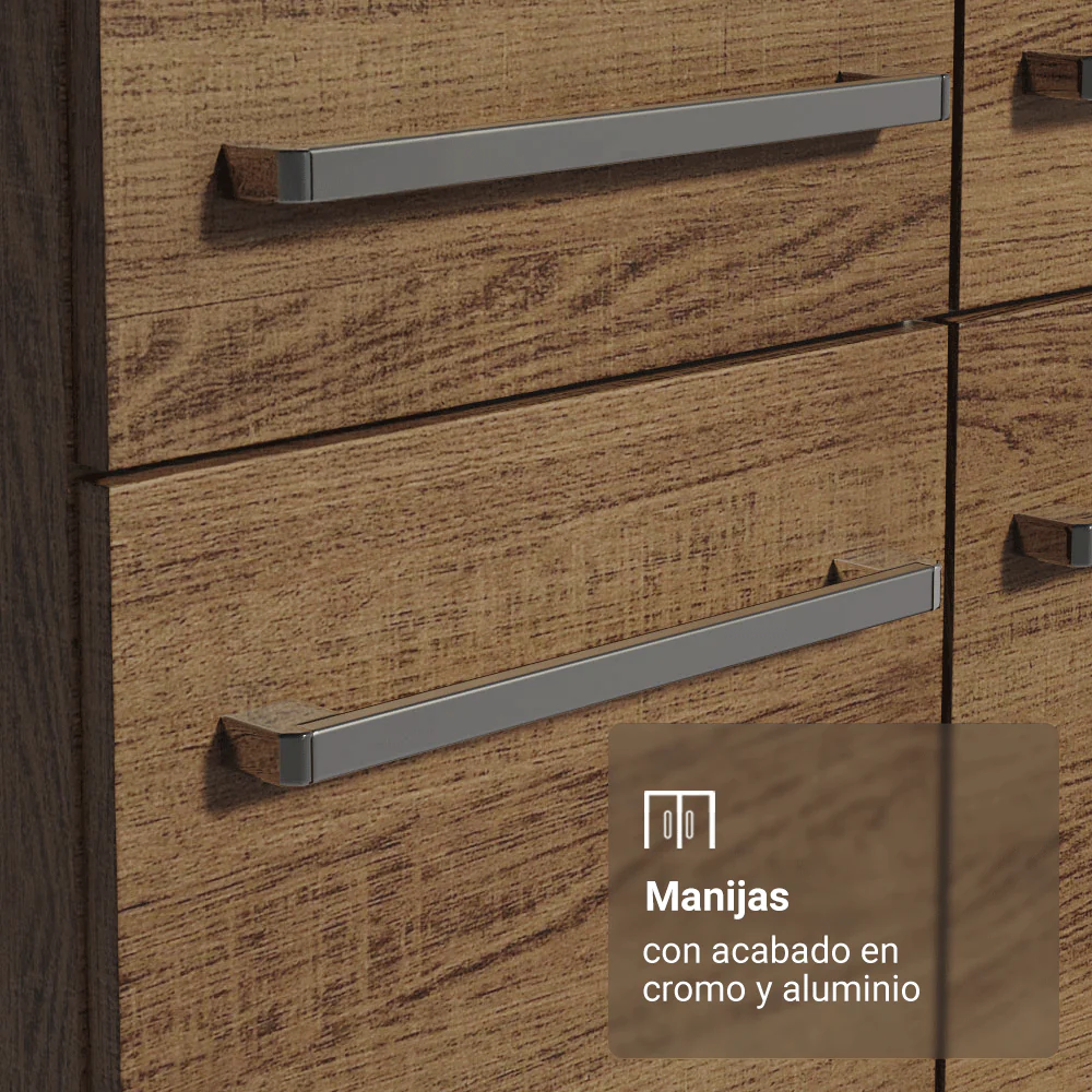 Cocina Compacta 156 cm Emilly Marrón 01 - Image 6