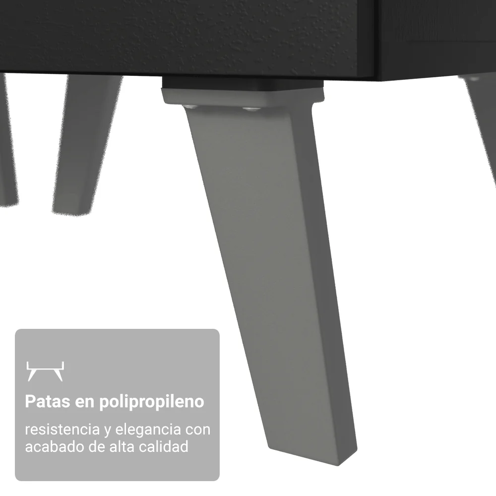 Cocina Compacta 200 cm Negro Nice Madesa 06 - Image 6