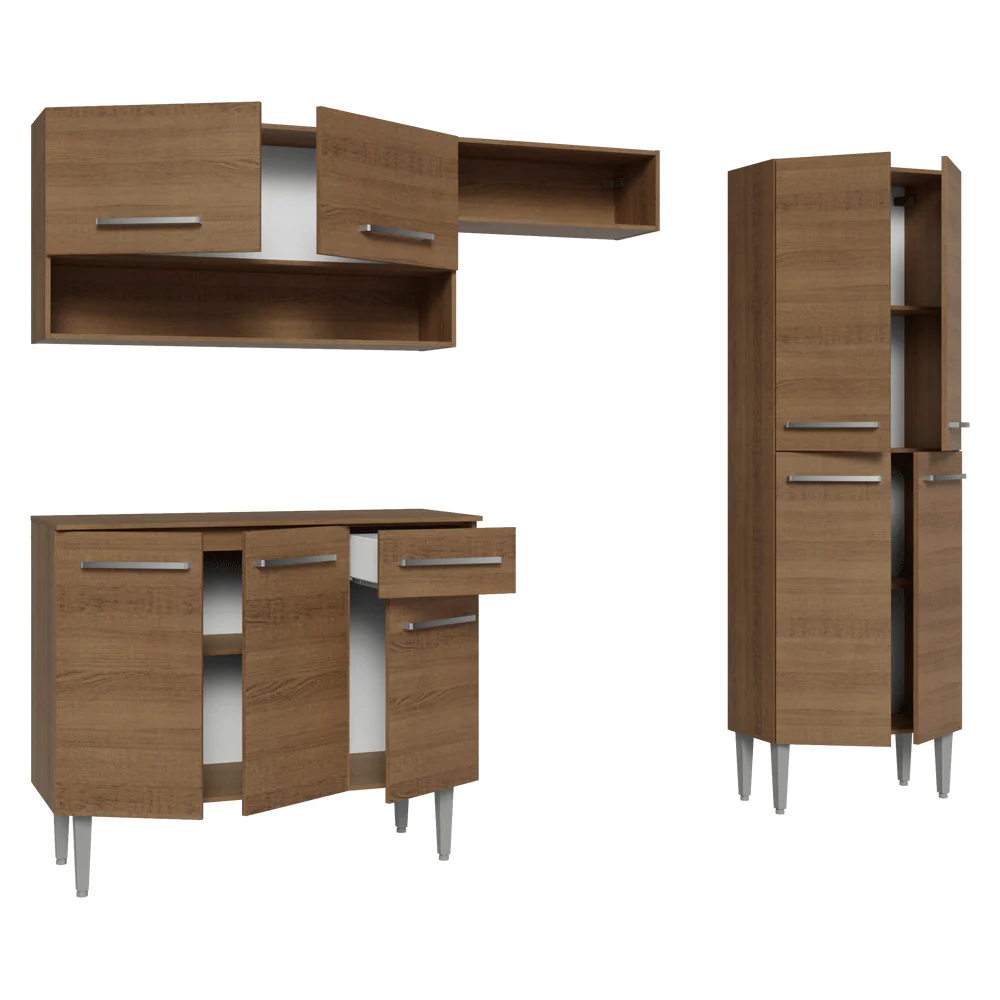 Cocina Compacta 229 cm Emilly Marrón 017 - Image 7