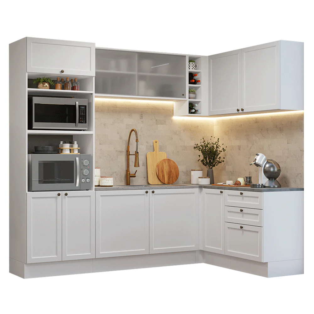 Cocina Esquinera 399 cm Vik Blanco 01 - Image 3