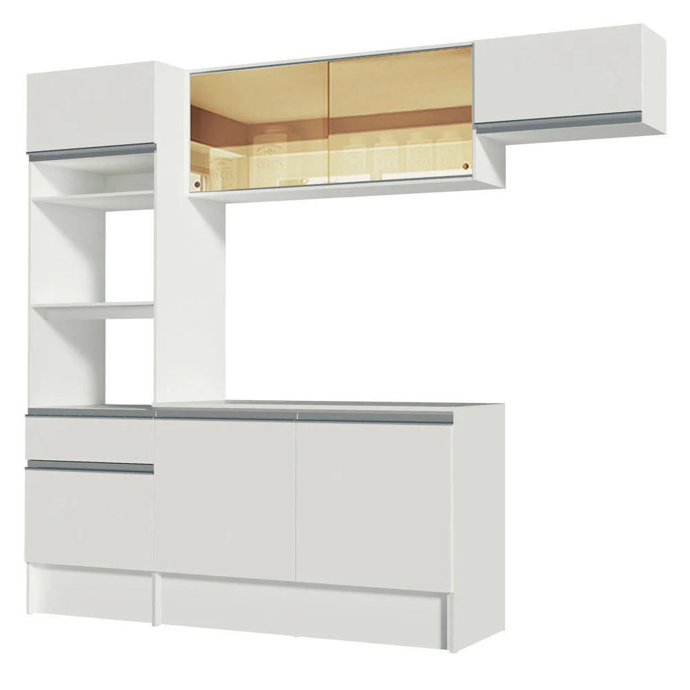 Combo completo de Cocina 240cm Blanco Diamante Madesa 02 - Image 8
