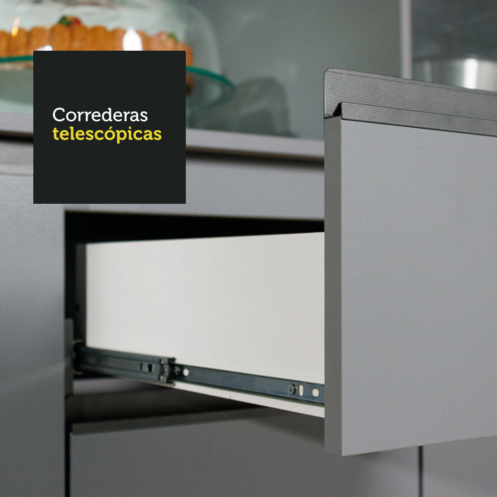 Combo Completo de Cocina 260 cm Gris Nice Madesa 04 - Image 7