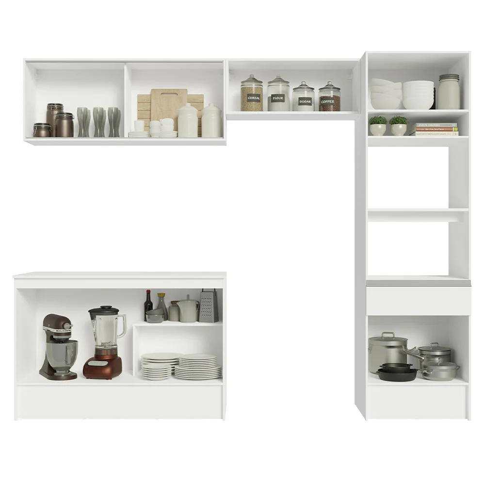 Combo completo de Cocina, 260cm, Blanco Topazio 01 - Image 5