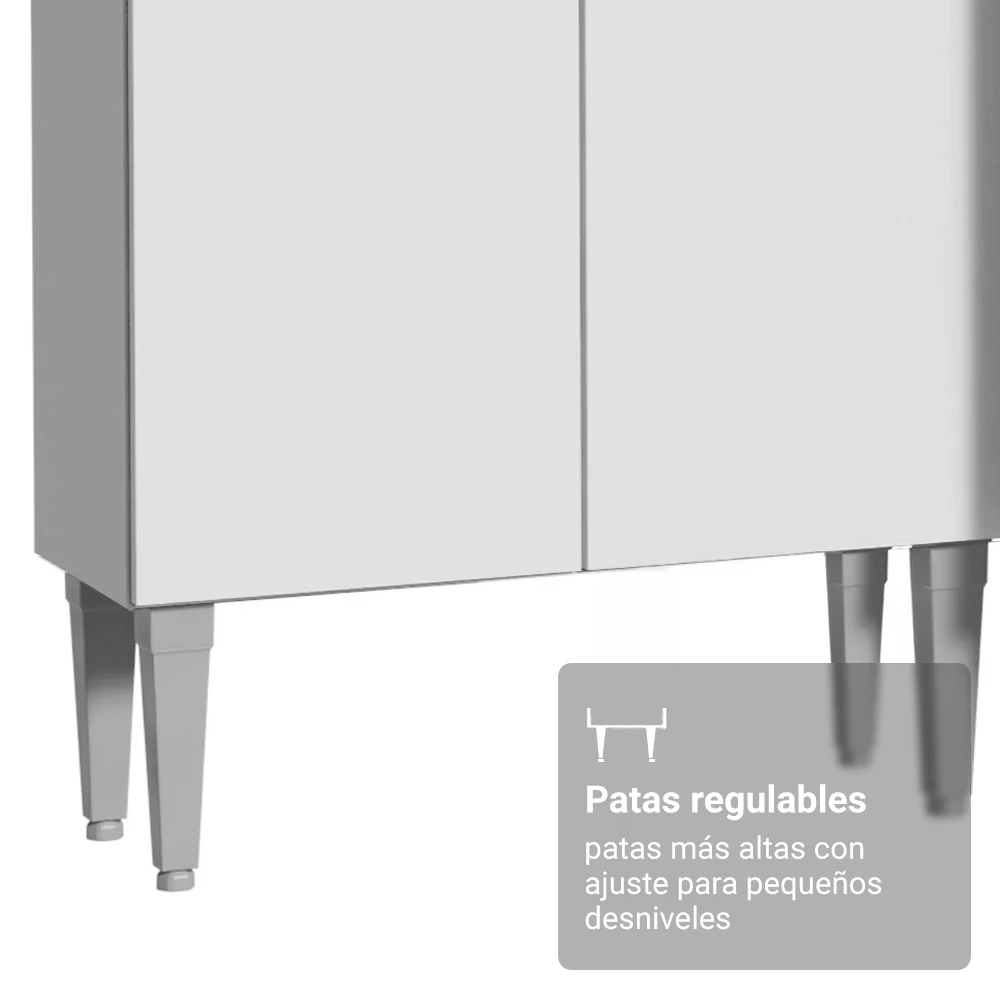 Combo Completo de Cocina 261cm Blanco Emilly Hit Madesa - Image 6