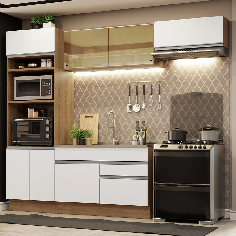 Combo completo de Cocina 270cm Glamy Madesa 11