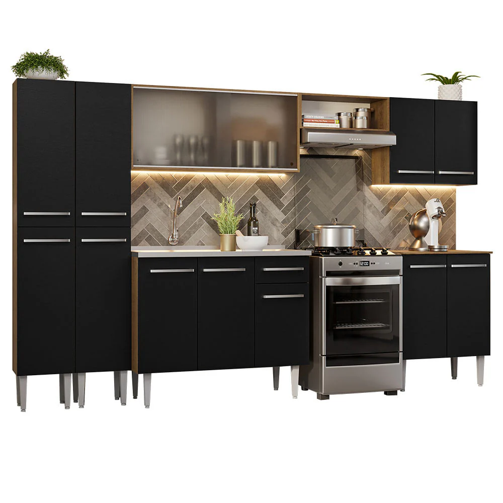 Combo completo de Cocina 293cm Con Bacha Emilly Madesa 06 - Image 3