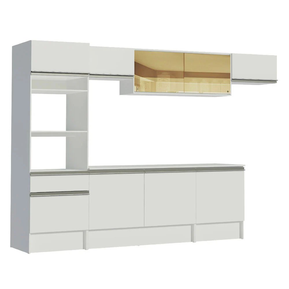 Combo completo de Cocina 300cm Blanco Diamante Madesa 02 - Image 8