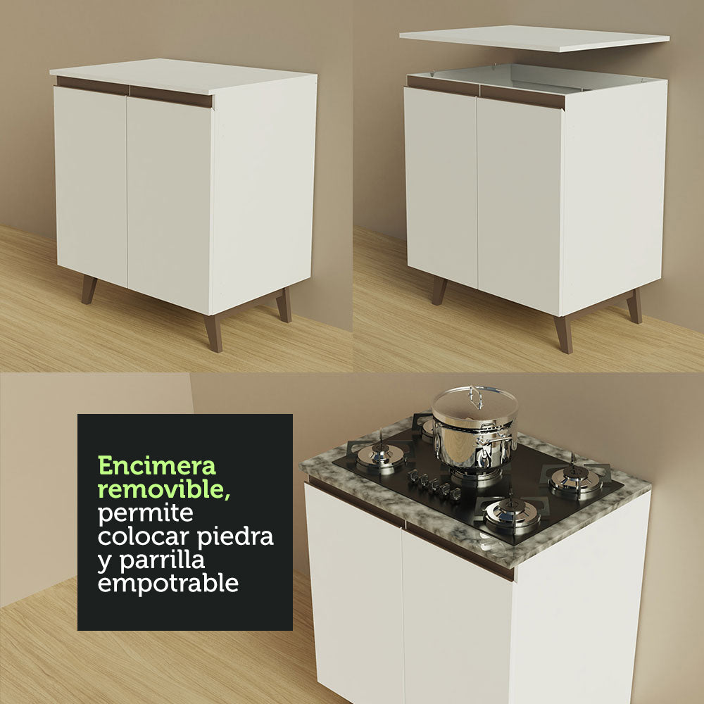 Combo completo de Cocina 320cm Blanco Reims 02 - Image 7