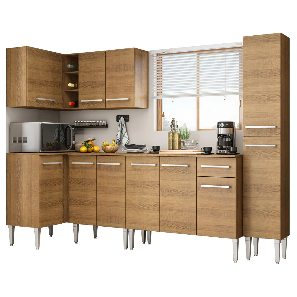 Combo completo de Cocina Esquinera 325cm Emilly Water Madesa 02 - Image 3