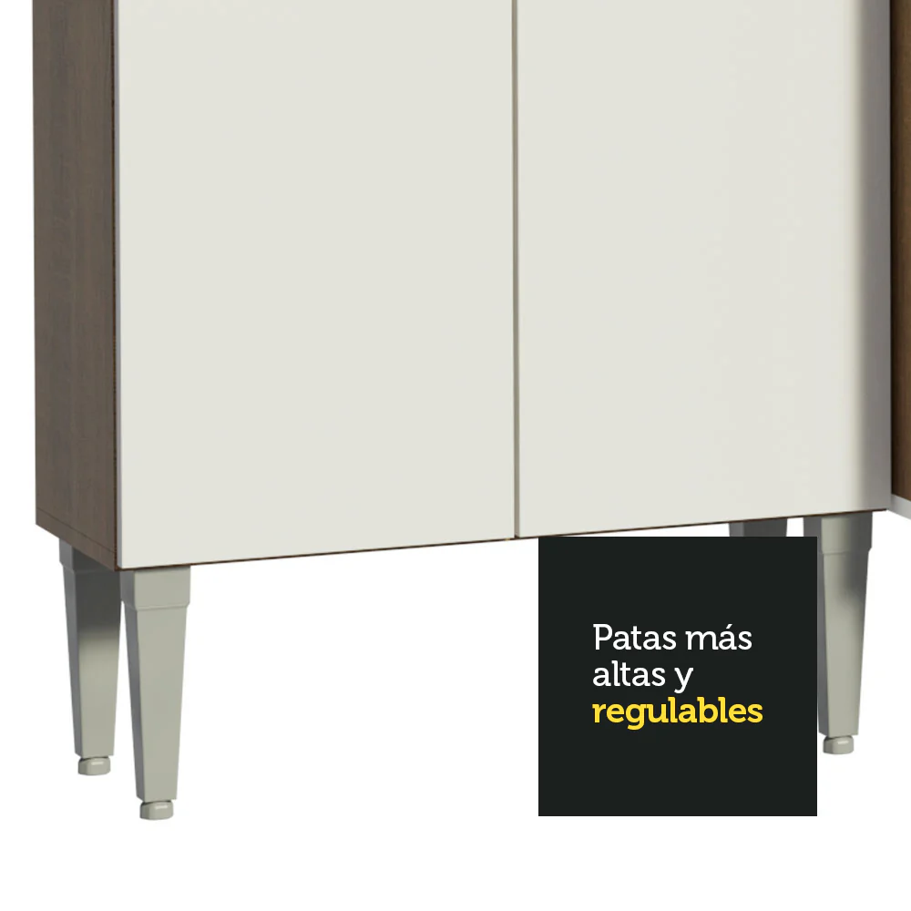 Combo completo de Cocina 325cm Marrón/Blanco Emilly Joy 01 - Image 6