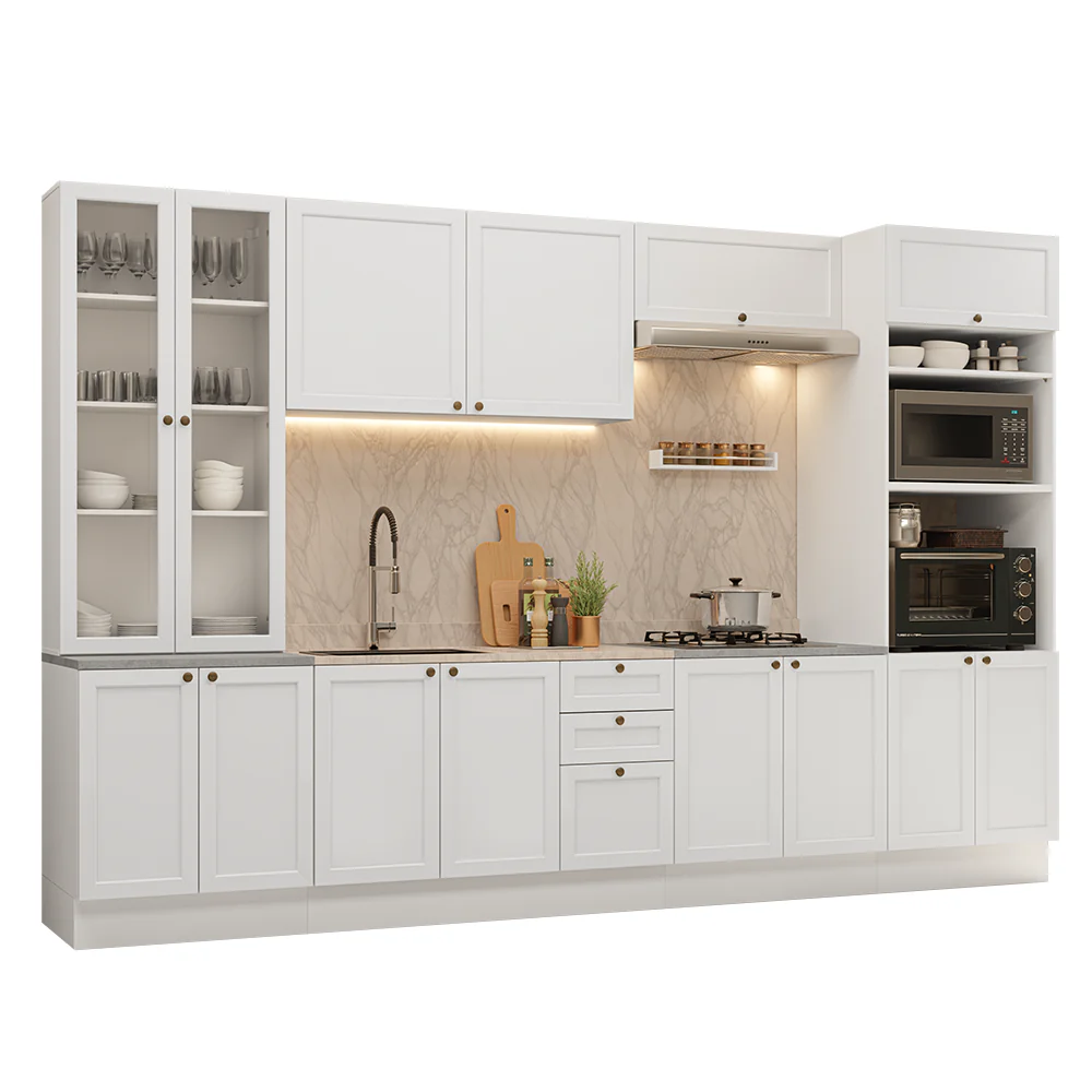 Combo completo de Cocina 340 cm Blanco Vik Madesa 01 - Image 3