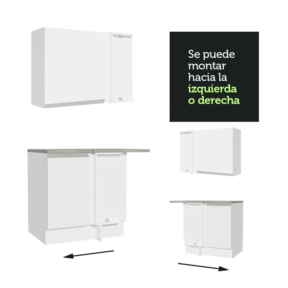 Combo completo de Cocina Esquinera 349cm Glamy Madesa 06 - Image 10