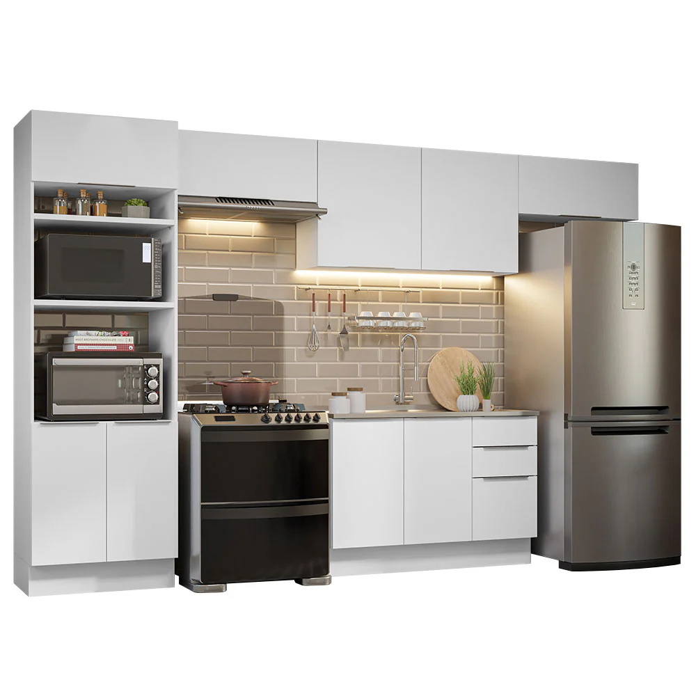 Combo Completo de Cocina 350 cm Blanco Stella Madesa 01 - Image 3