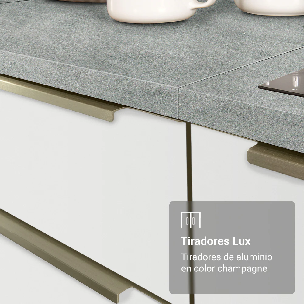 Combo de Cocina con Cristalero 190 cm Madesa Lux BB 02 - Image 7