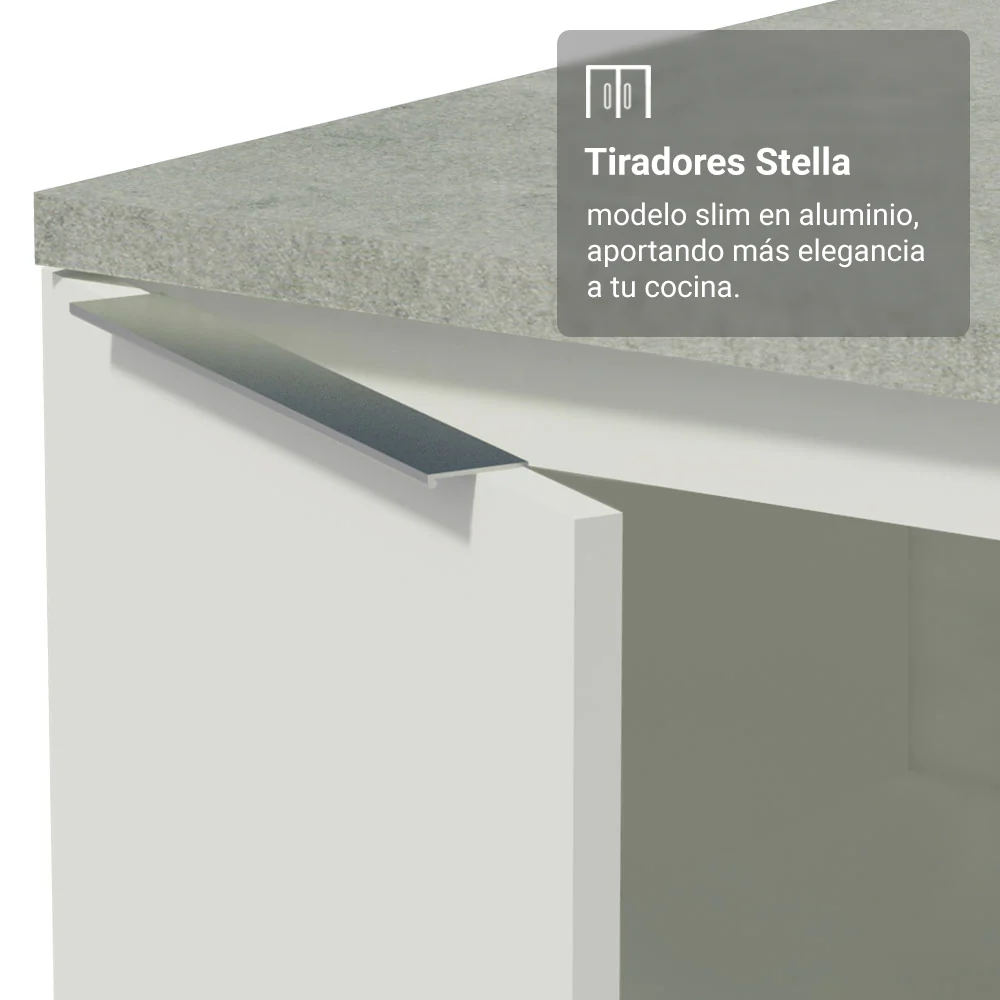 Combo completo de Cocina con Cristalero 270 cm Madesa Stella BB 11 - Image 6