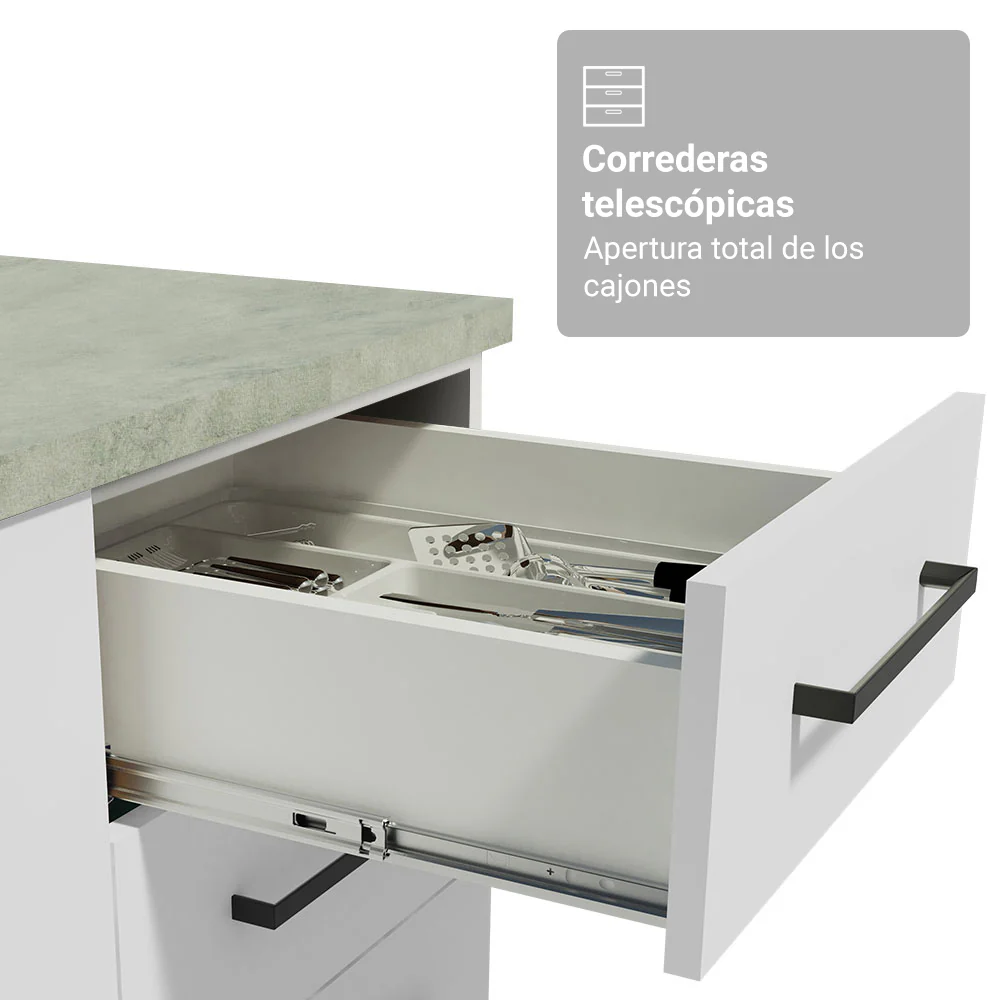 Combo de Cocina con Cristalero Madesa Agata BC 01 - Image 6