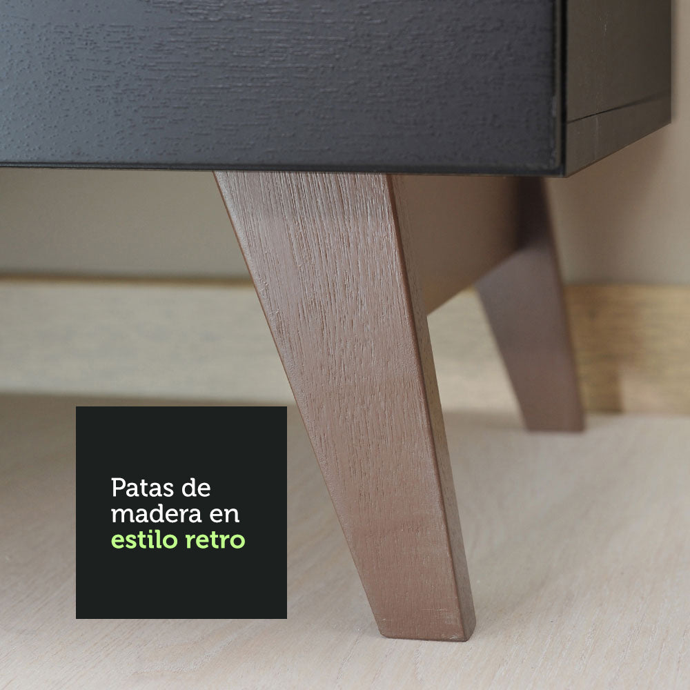 Combo completo de Cocina Esquinero 437cm Negro Reims Madesa 01 - Image 7