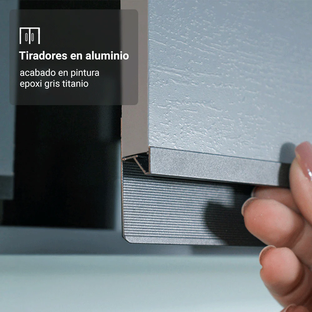 Combo Completo de Cocina Flotante 300 cm Gris Nice Madesa 06 - Image 5