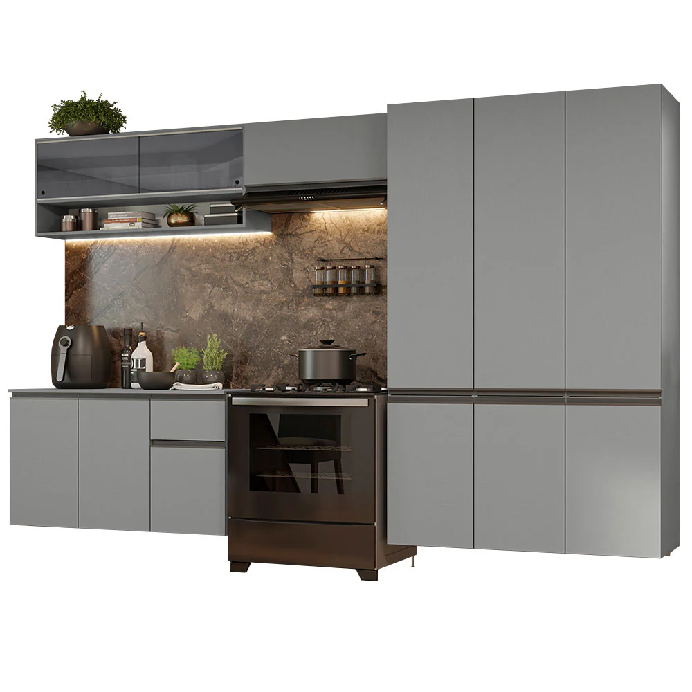 Combo Completo de Cocina Flotante 320 cm Gris Nice Madesa 04 - Image 3