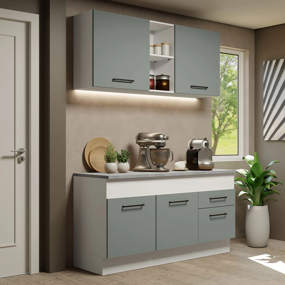 Combo de Cocina Madesa Agata 150cm BG 01