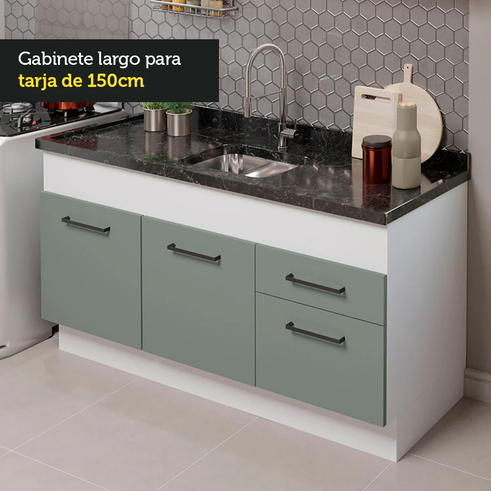 Combo de Cocina Madesa Agata 150cm BG 02 - Image 8