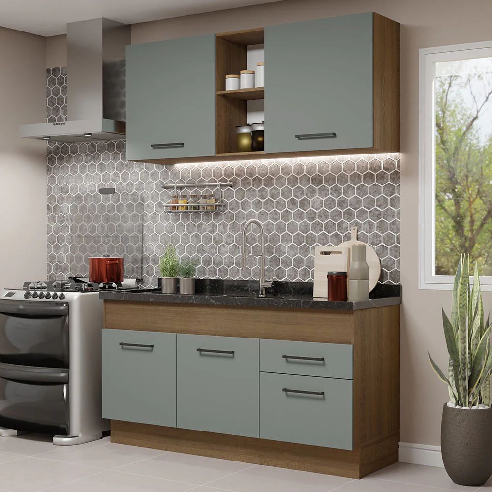 Combo de Cocina Madesa Agata 150cm MG 02