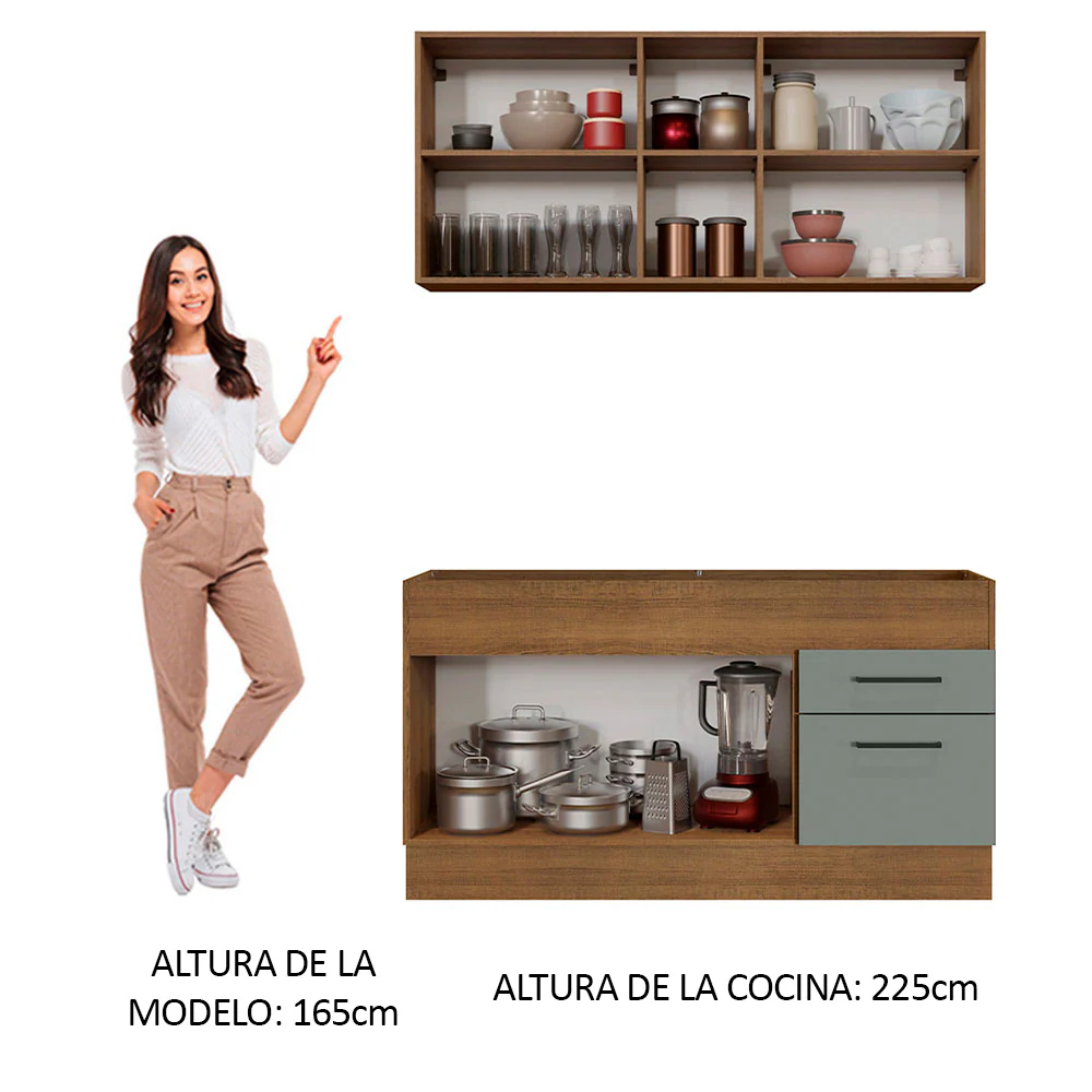 Combo de Cocina Madesa Agata 150cm MG 02 - Image 4