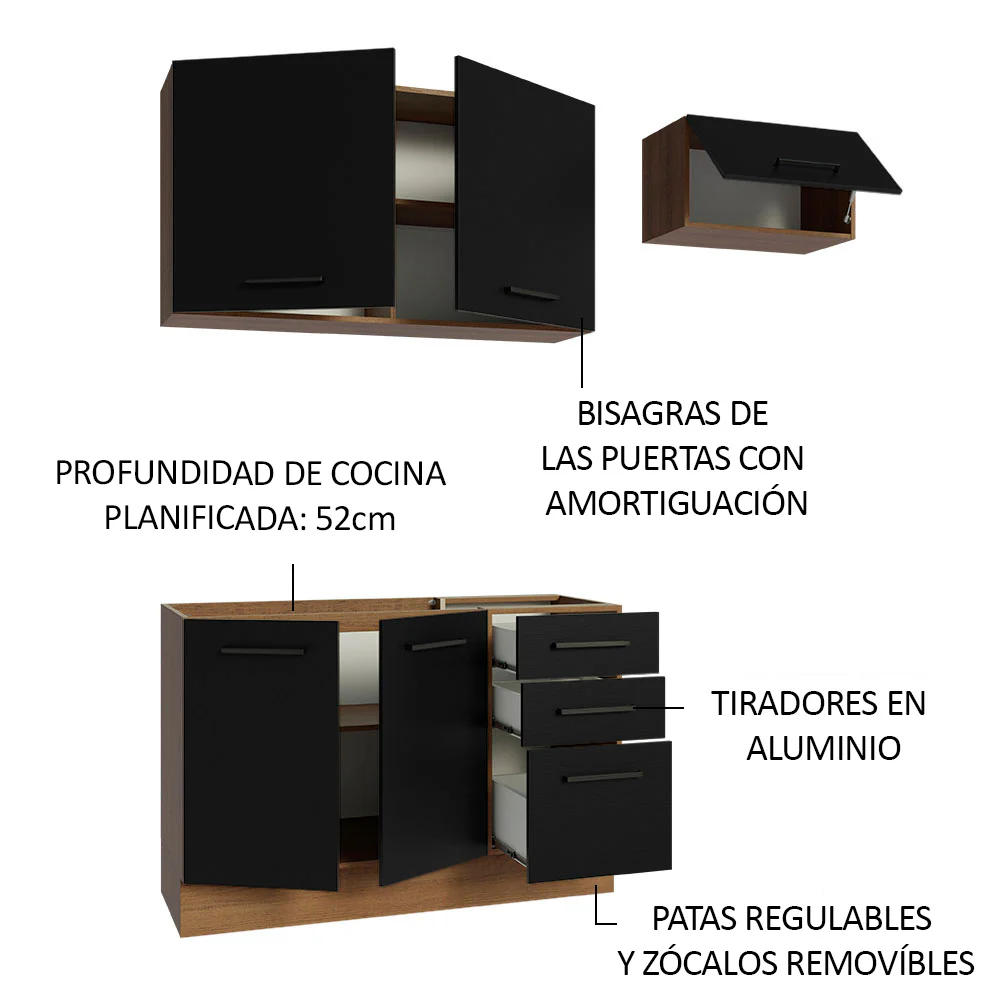 Combo de Cocina Madesa Agata 180cm MN 09 - Image 6