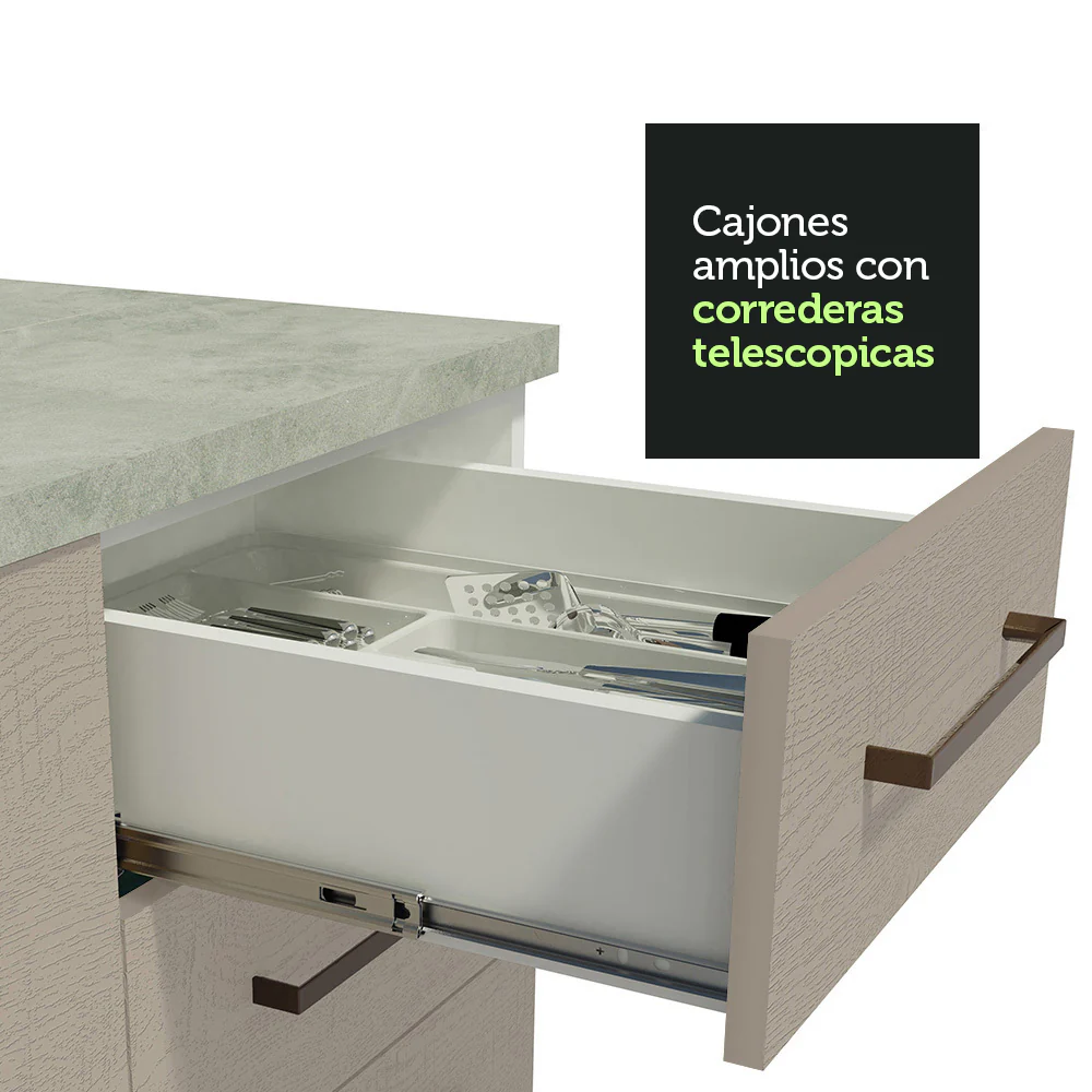 Combo completo de Cocina Madesa Agata 220cm BC 01 - Image 9