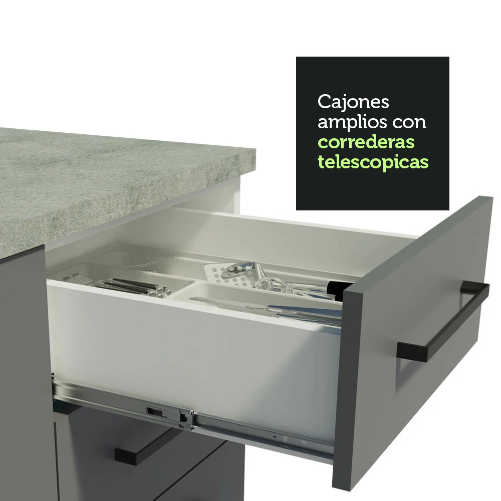 Combo completo de Cocina Madesa Agata 270cm BG 01 - Image 6