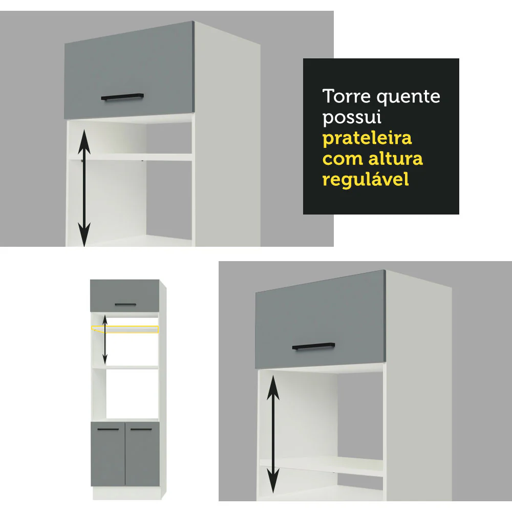 Combo completo de Cocina Madesa Agata 290cm BG 04 - Image 7