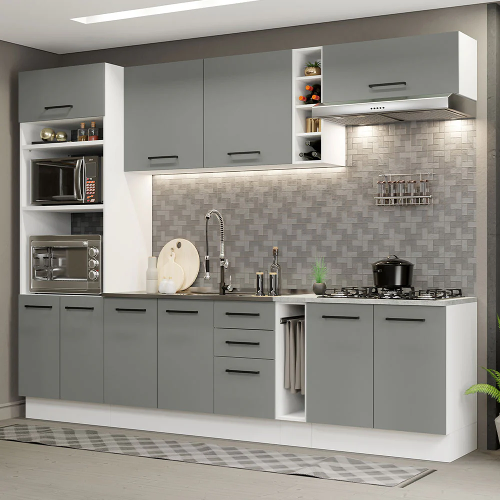 Combo completo de Cocina Madesa Agata 290cm BG 05