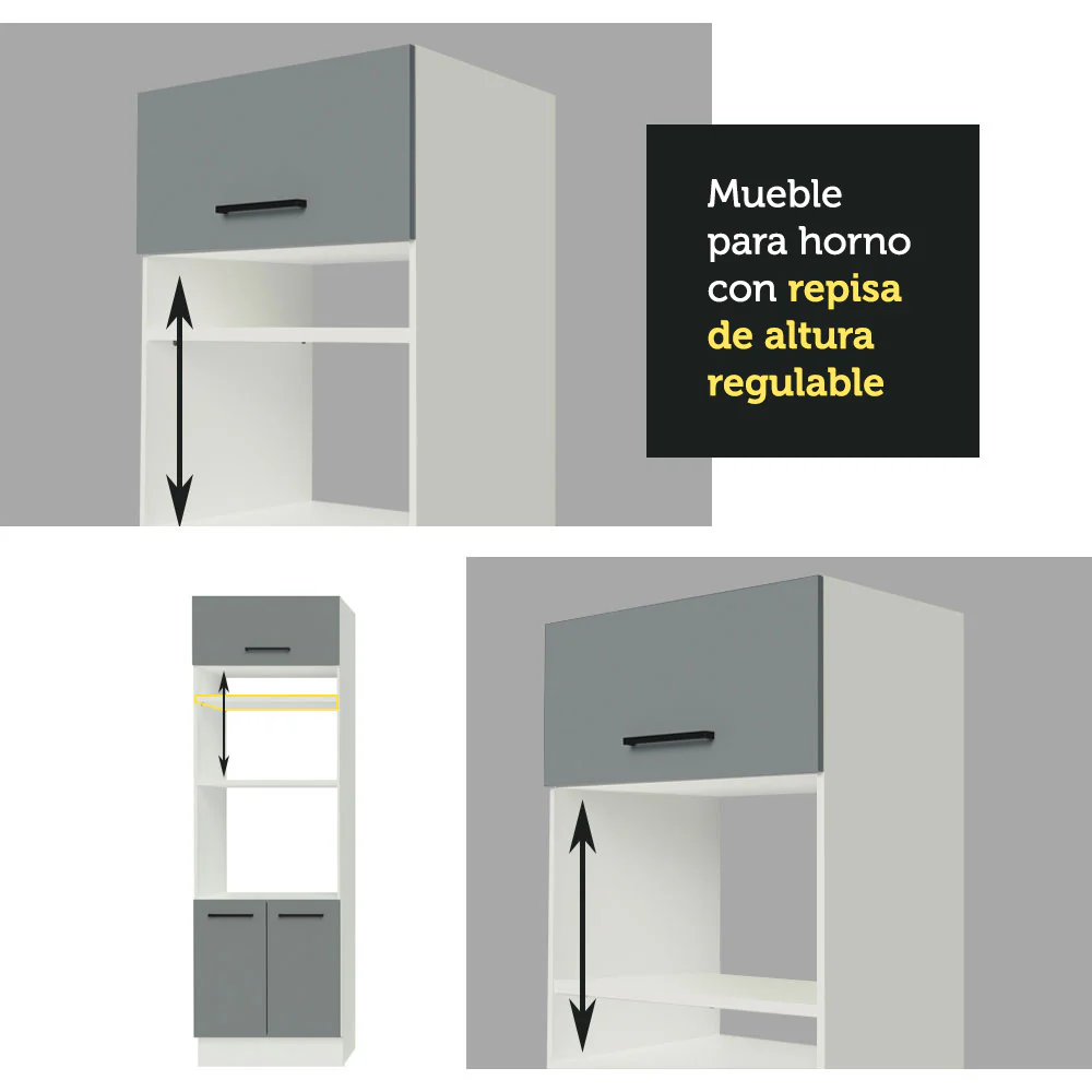 Combo completo de Cocina Madesa Agata 290cm BG 05 - Image 8