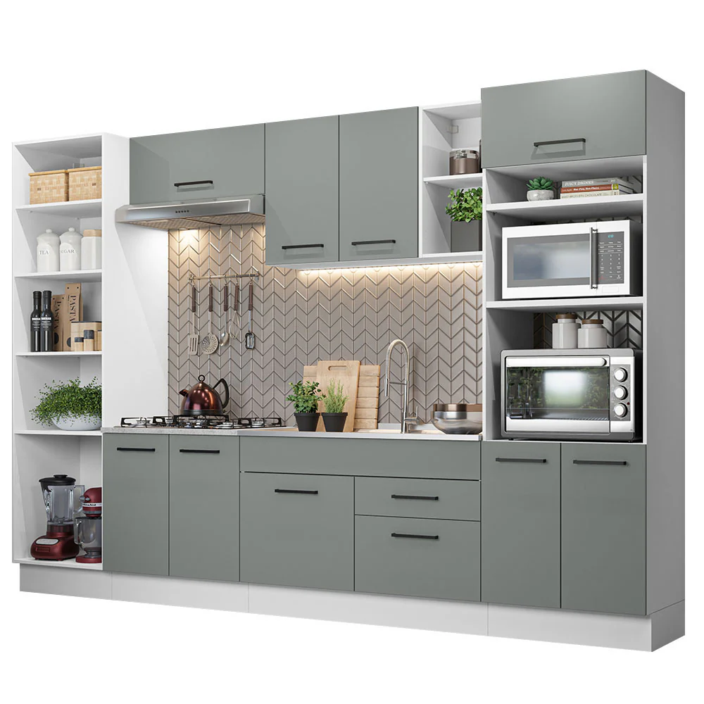 Combo completo de Cocina Madesa Agata 330cm BG 02 - Image 2