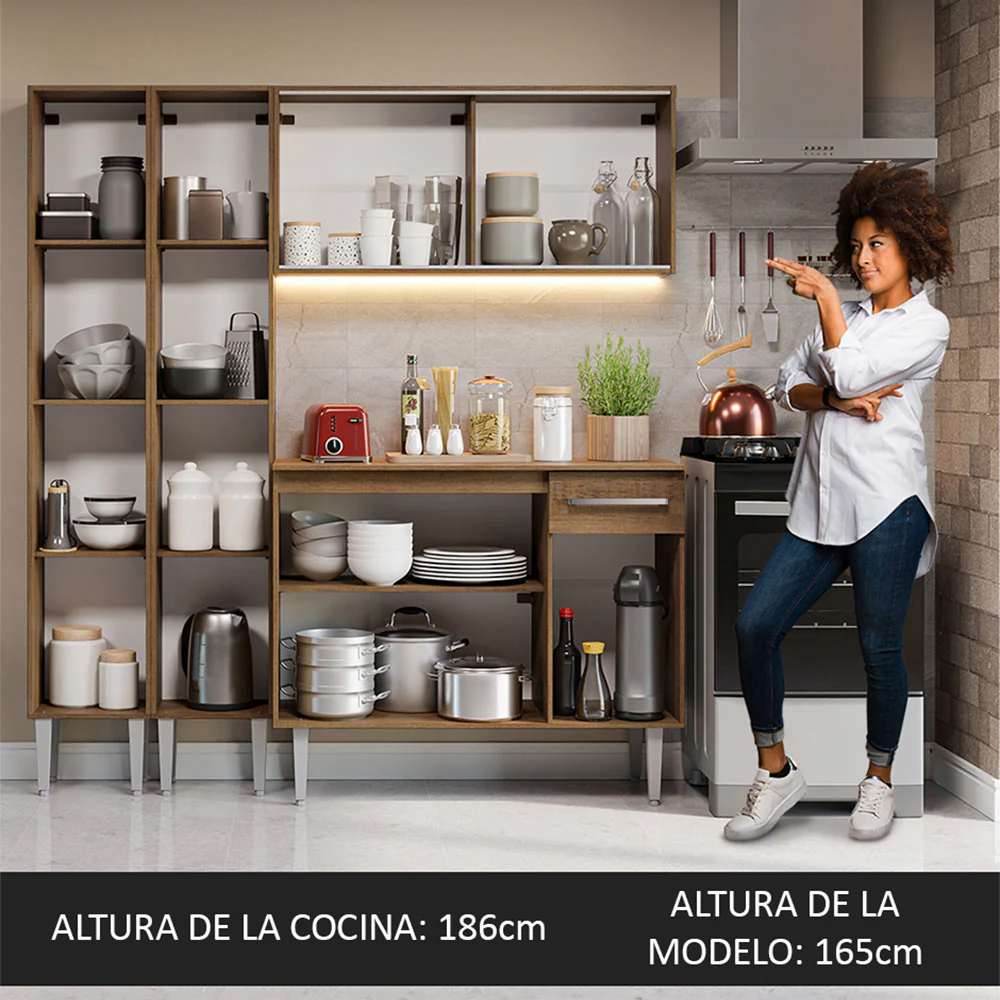 Combo de Cocina Madesa Emilly 169cm MM 09 - Image 4