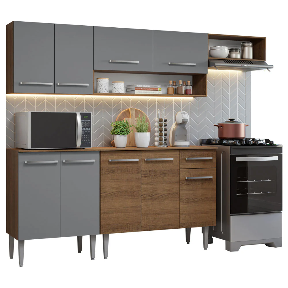 Combo completo de Cocina Madesa Emilly 229cm MG 13 - Image 3