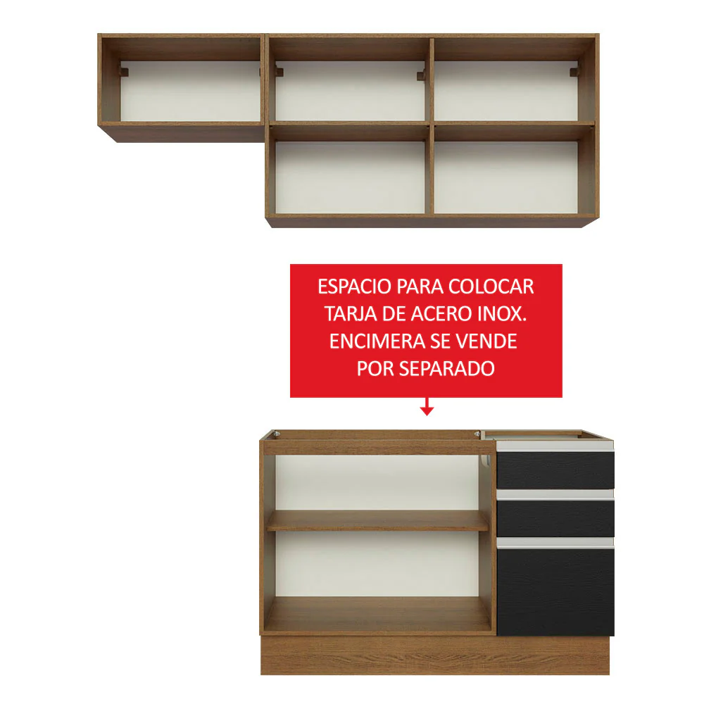 Combo de Cocina Madesa Glamy 180cm MN 09 - Image 5
