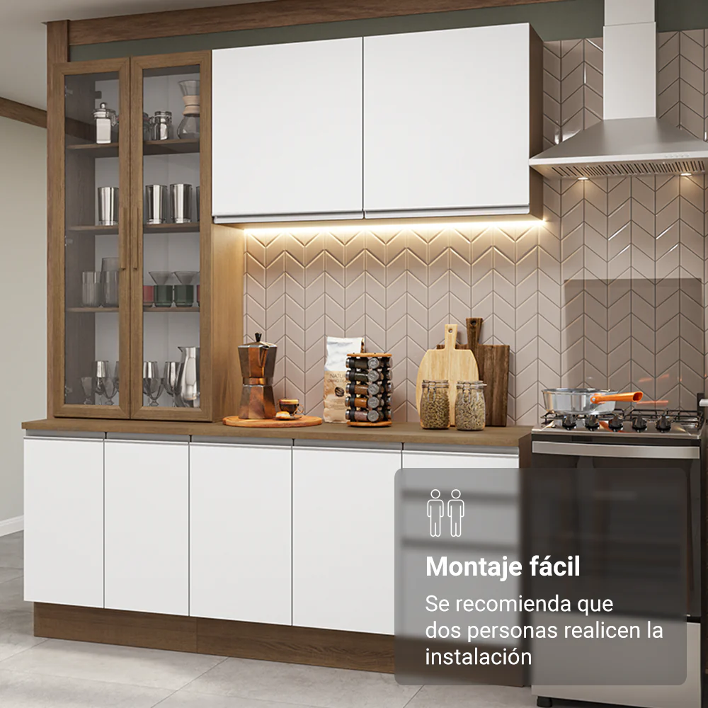 Combo de Cocina Madesa Glamy 190cm MB 05 - Image 9