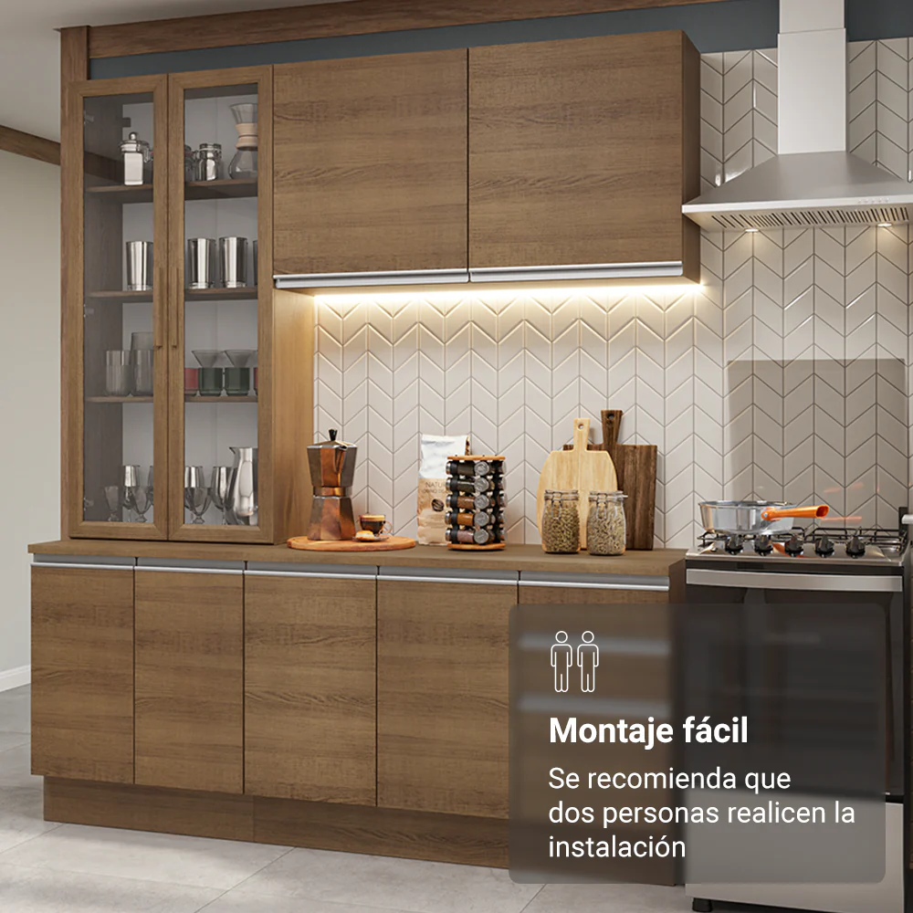 Combo de Cocina Madesa Glamy 190cm MM 05 - Image 9