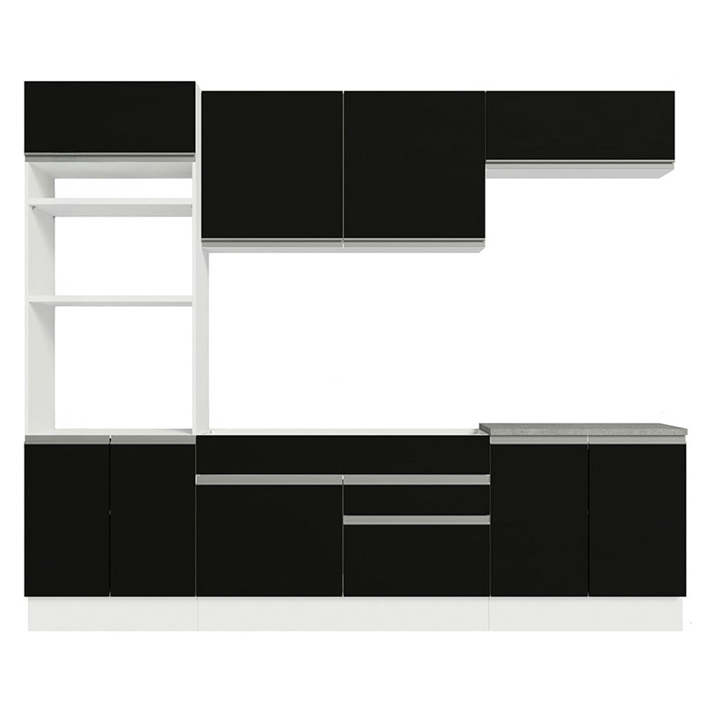 Combo completo de Cocina Madesa Glamy 270cm Blanco/Negro 13 - Image 8