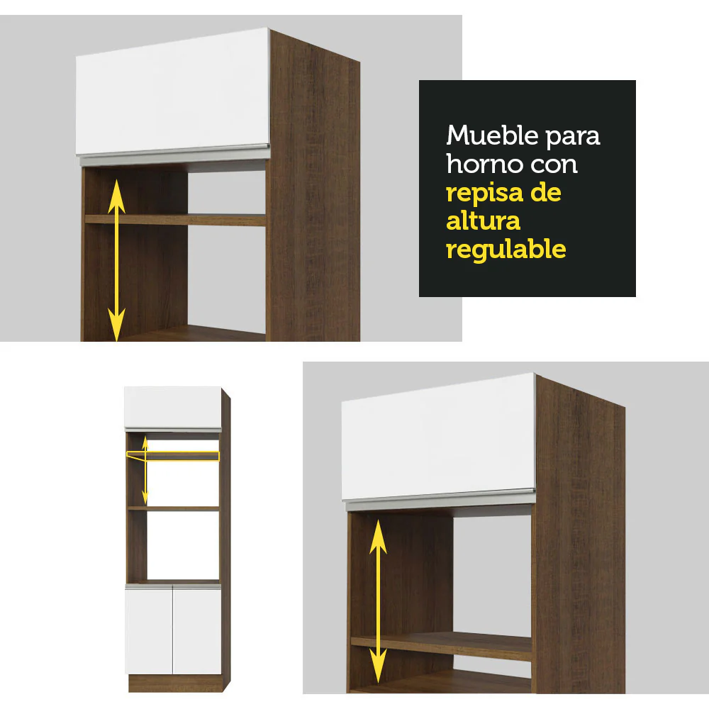 Combo completo de Cocina Madesa Glamy 315cm MB 01 - Image 5