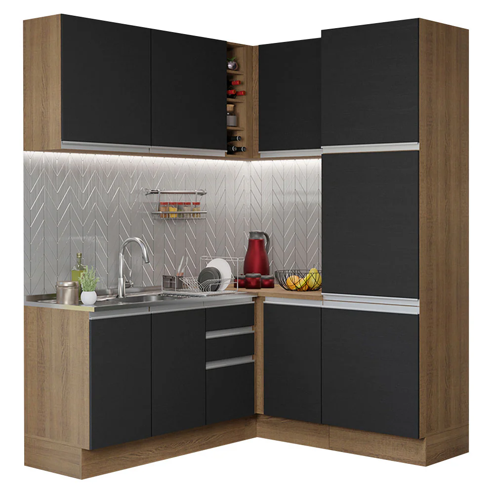 Combo completo de Cocina Esquinera Madesa Glamy 329cm MN 01 - Image 2